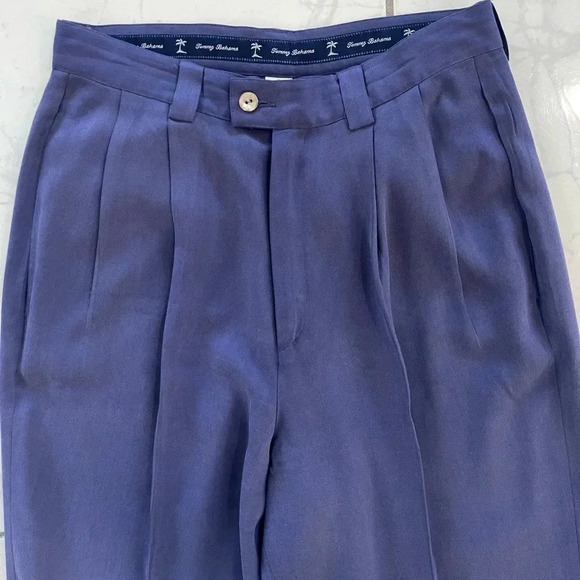 Vintage Tommy Bahama Silk Pants 27 - Picture 5 of 7